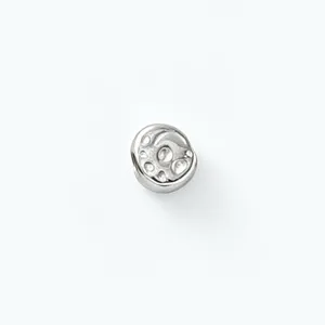 Détail perle en acier inoxydable, breloque d'espacement DIY pour bracelets et colliers sur mesure.