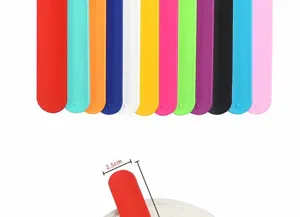 Kleurrijke siliconen slaparmbanden voor kinderen, flexibele polsbandjes feestgeschenken.