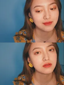 Schicke gelbe Knopf-Ohrstecker, ausgefallener runder Vintage Harajuku Stil Schmuck für Damen.