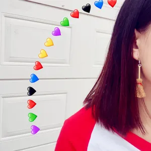 Pendientes colgantes de escoba de bruja de Halloween joyas lindas divertidas detalle.