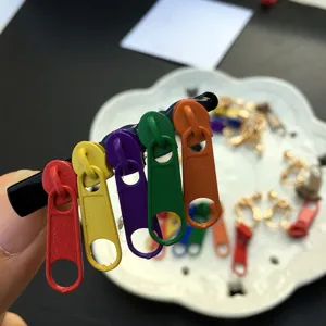 Cute Japanese style colorful zipper hair clip quirky hair accessory for women girls