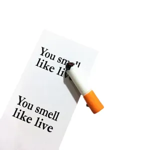 Creative handmade cigarette hair clip punk fashion personality hair accessory for party style