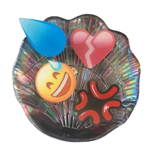 Niedliche Emoji Haarklammern Set mit lustigen Ausdruecken und tollen Formen für den Alltag.
