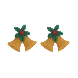 Weihnachten Glocke Ohrringe süße Cartoon Feiertag Ohrstecker festliche Geschenke Schmuck Damen