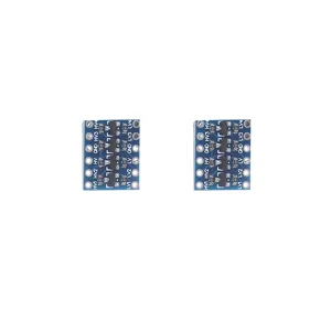 Modules de convertisseur de niveau électronique bleu de haute qualité, design PCB compact.