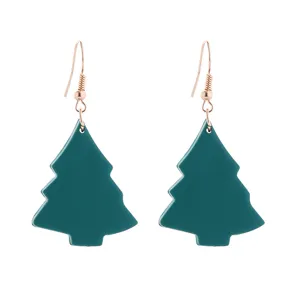 Weihnachtsbaum weiche Ton Ohrringe süße Ton Ohrhaken elegante Feiertag Schmuck Geschenke Damen