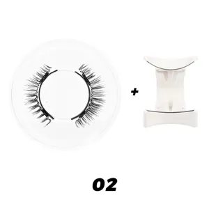 Magnetische Wimpern Set mit Applikator Werkzeug naturliche Optik wiederverwendbare Wimpern 02