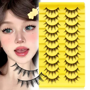 10 Paar künstliche Wimpern natürliche dichte Volumen Make-up Werkzeug für Schönheit