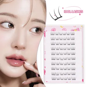 Segmentierte DIY künstliche Wimpern 10 Reihen kleberfrei natürliches Augen Make-up