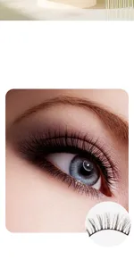 3D künstliche Wimpern natürliches Volumen weiche schwarze Fake Lashes Make-up Beauty