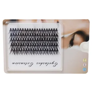 Individual cluster false eyelashes extension tray natural soft DIY beauty makeup tool 1box