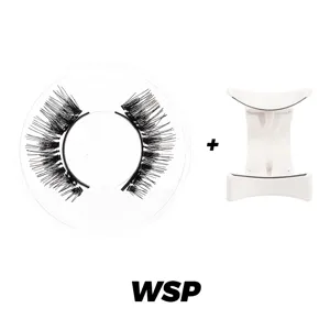 Magnetische künstliche Wimpern mit Applikator, natürliches Quanten-Magnetwimpern-Set WSP.