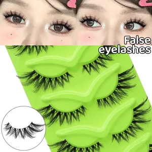 Künstliche Wimpern 3 Paar natürlich dicht weiches Angelsehne Band Augen Make-up Tool