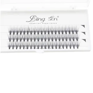 Professionelle Einzel-Wimpern Cluster 0.07mm Volumen Wimpernverlängerung in weißer Box