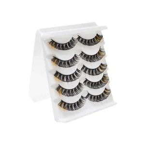 Bunte künstliche Wimpern Set DD Schwung gemischt natürlich dicke Wimpern Detailansicht