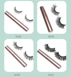 Magnetische Wimpern und Eyeliner Set, naturgetreue wiederverwendbare künstliche Wimpern.