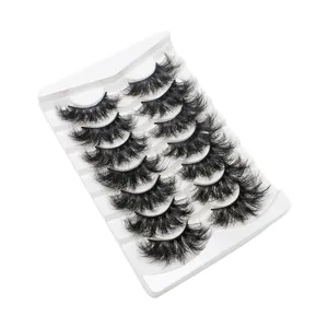 Flauschige künstliche Wimpern Set mehrfach dramatische lange Volumen Wimpern Palette