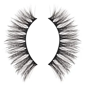 Dramatische buschige künstliche Wimpern, dichtes Volumen für atemberaubendes Augen Make-up