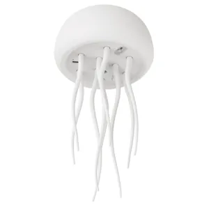 Smart Voice-Controlled Jellyfish Lamp Gradient Color Atmosphere Night Light LED Colorful Dynamic Tentacles Desktop Decor