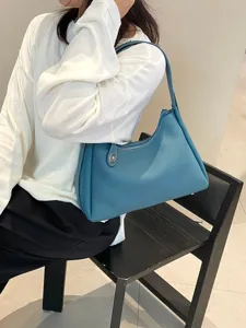 Genuine Leather Tote Bag For Women Togo Cowhide Shoulder Underarm Bag Large Capacity Chic Casual Handbag Crossbody Purse