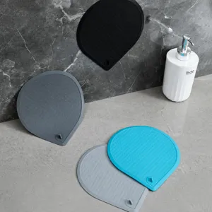 Silicone Sink Strainer Deodorant Cover Kitchen Bathroom Floor Drain Mat Water Stopper Seal Mat Water Filter Pad