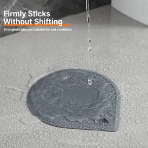 Silicone sink drain cover waterproof filter pad for kitchen bathroom floor drain sealing plug.