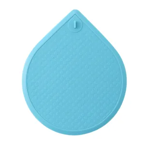 Silicone teardrop drain cover sink strainer anti-odor plug kitchen bathroom waterproof mat