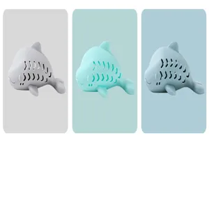 Silicone cat chew toy cute fish leaky food pet toy interactive molar toy variant details