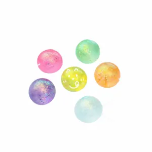 Colorful maltose squeeze balls for stress relief, slow rebound sensory fidget toys.