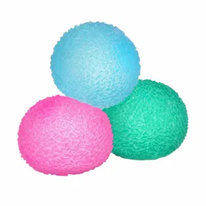 Colorful sensory stress ball slow rebound mesh squeeze toy relaxing antistress fidget