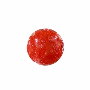Red sphere squeeze toy, stress relief toy, sensory fidget toy for fun and relaxation.