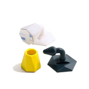Punch-free magnetic door stop silicone buffer door bumper home bathroom floor door holder