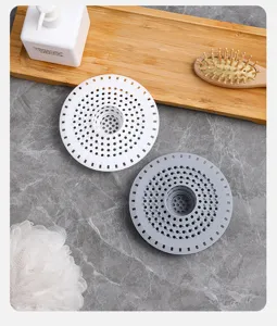 Silicone hair catcher sink strainer floor drain cover anti-clogging drain filter net