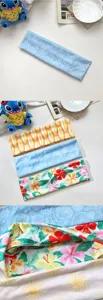 Summer Hawaiian wide headband seashell and floral print fashion casual hair accessory