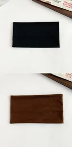 Wide solid color headband for women sports yoga fitness, elastic soft hair band daily wear.