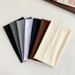 Solid color widened elastic sports headband yoga hairband multi-color optional main view
