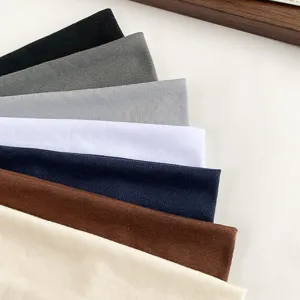 Solid color wide headband stretchy yoga fitness hair band Morandi colors comfortable fit