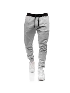Ανδρικό Παντελόνι Φόρμας με Επένδυση Fleece Joggers με Στένωση Αθλητικό Κορδόνι Θερμικό Παντελόνι Προπόνησης από Μείγμα Βαμβακιού Χειμερινό
