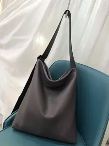 Premium soft leather slouchy shoulder bag, casual crossbody bag for women daily use.