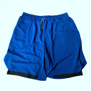 Short de sport séchage rapide pour homme avec doublure, short de course et fitness.