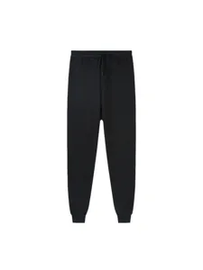 Men's Black Fleece Lined Sweatpants Thermal Winter Joggers Casual Athletic Track Pants