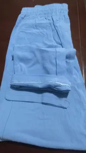Herren Freizeit Sommer Baumwolle Leinen Hose einfarbig gerade weite Kordelzug Hose