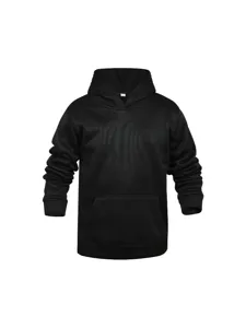 Men's Casual Sports Solid Color Long Sleeve Hooded Pullover Hoodie Sweatshirt
