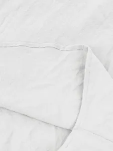 Men casual breathable linen long sleeve polo shirt fabric detail close up texture top