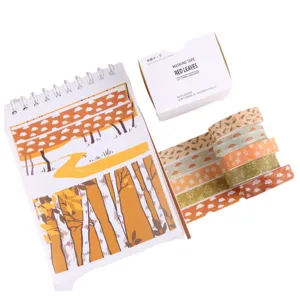 Ensemble de ruban adhésif washi d'automne vintage pour carnet scrapbooking bricolage