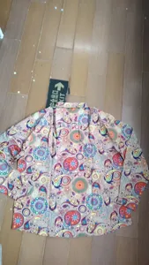 70er retro psychedelisches paisley muster langarm herren hemd freizeit disco party top