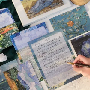 Ensemble de papeterie d'art Van Gogh papier a lettres et collection d'enveloppes
