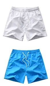 Pantaloncini da mare casual da uomo estate boardshorts vita elastica sportivi confortevoli.