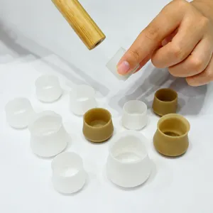 Silicone Chair Leg Covers Furniture Protection Pads Floor Protectors Anti Slip Mute Table Feet Cover For Home