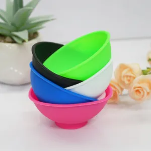 Set di ciotole in silicone colorate leggere anti-goccia ciotola per maschera viso